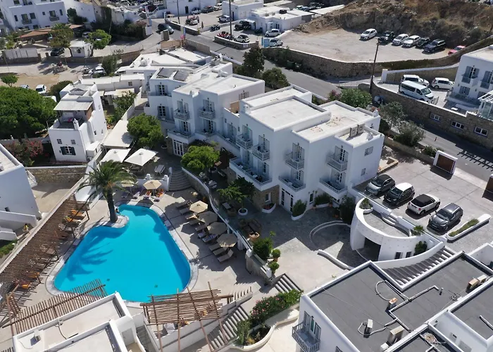Mykonos Town Hotels near Grand Park of Tirana with shuttle service